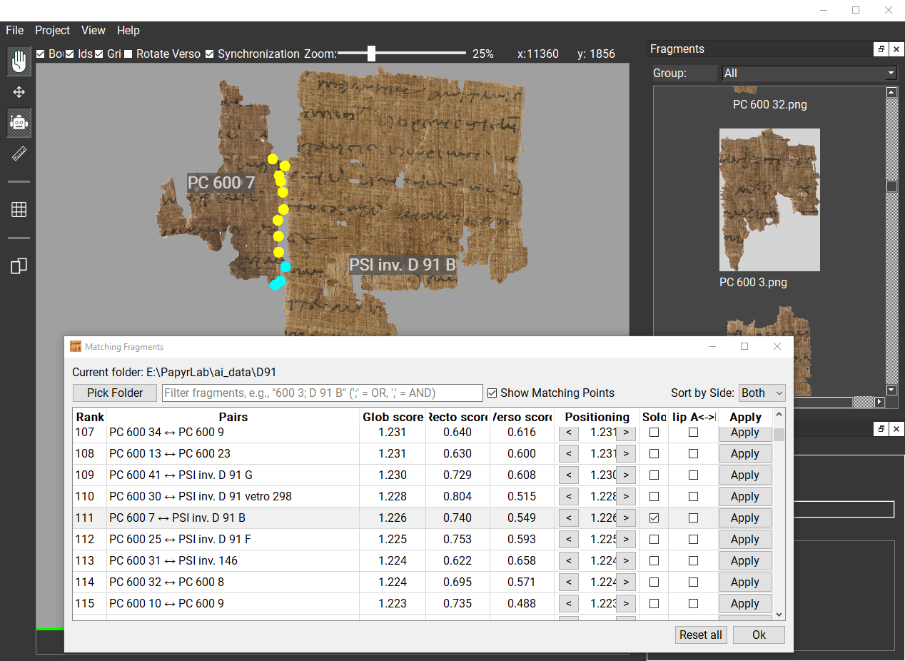 AI tool interface screenshot d91 example